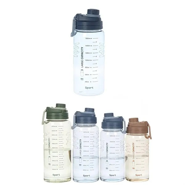 50oz to 88oz Water Bottle with Tea Infuser and Silicone Hand