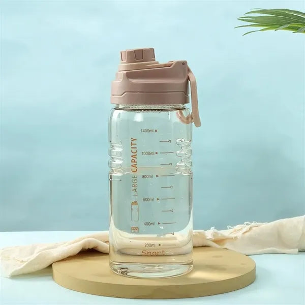 50oz to 88oz Water Bottle with Tea Infuser and Silicone Hand