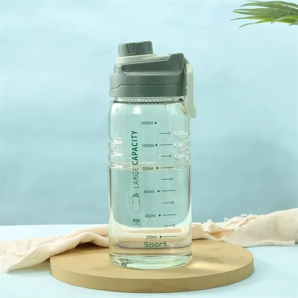50oz to 88oz Water Bottle with Tea Infuser and Silicone Hand