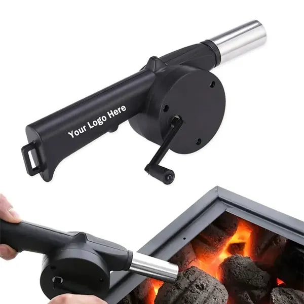 Outdoor Portable Hand Cranked Barbecue Blower