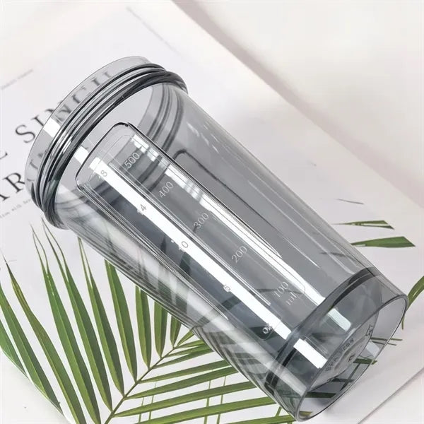 17oz Protein Shaker Bottle with Spring Ball