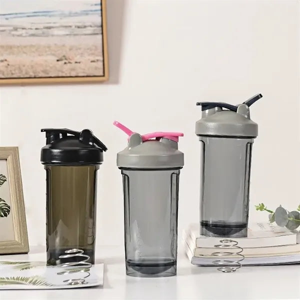 17oz Protein Shaker Bottle with Spring Ball
