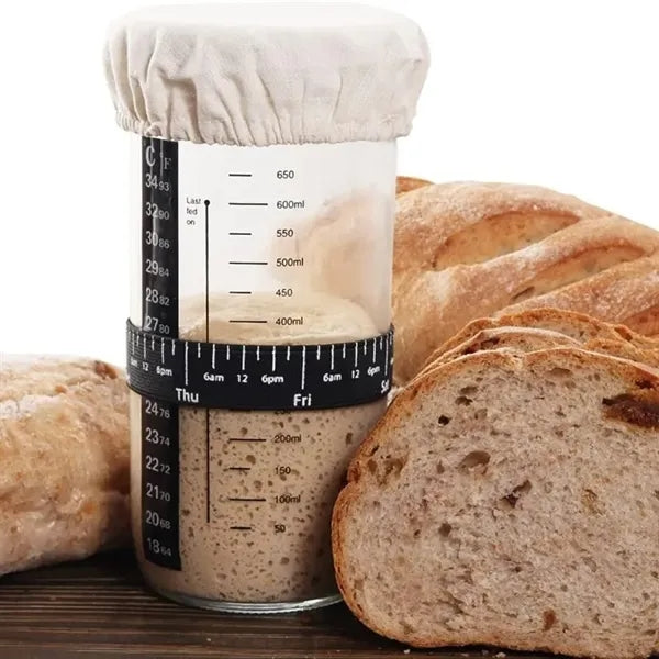 24oz Sealed Sourdough Starter Glass Jar
