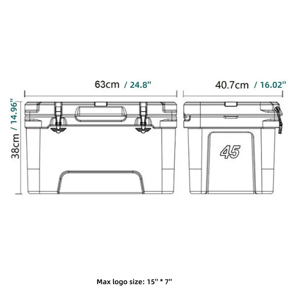 45L Hard Cooler Box