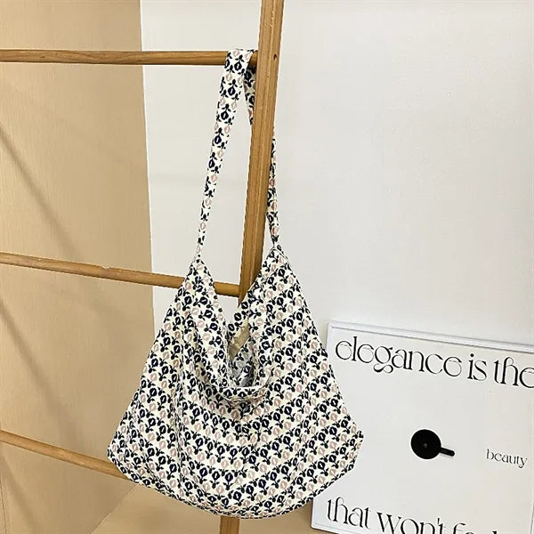 Leopard Print Canvas Tote Bag