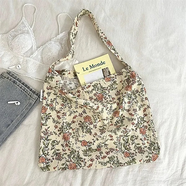 Leopard Print Canvas Tote Bag