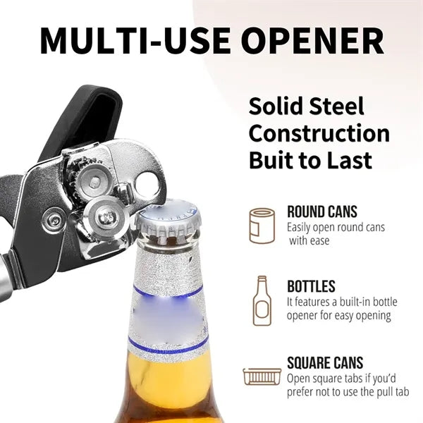 Heavy Duty Stainless Steel Smooth Manual Can Bottle Openers