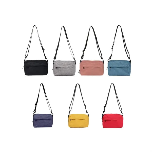 Travel Crossbody Bag with Luggage Strap