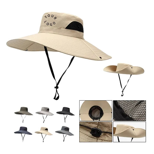Wide-Brim Outdoor Fishing Hat