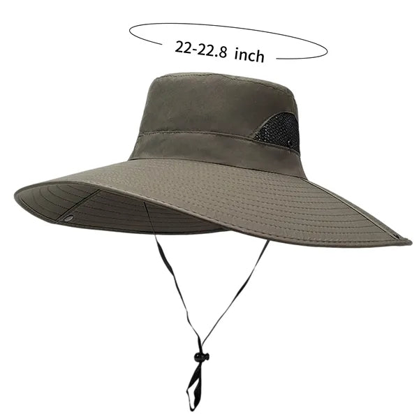 Wide-Brim Outdoor Fishing Hat