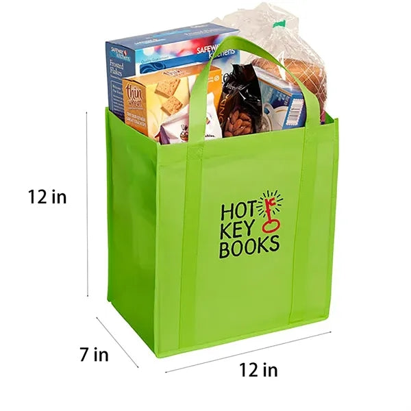 Non-Woven Grocery Tote Bag With Bottom Insert
