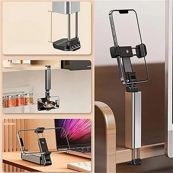 Mobile Phone Folding Portable 360 Rotating Desktop Stand