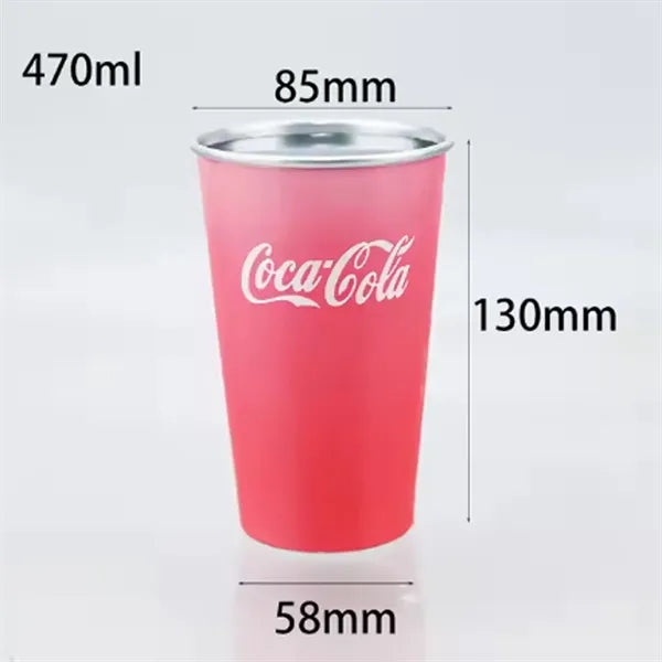 16oz Aluminum Cold Color Changing Drink Cup