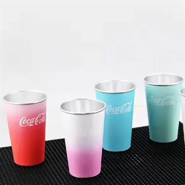 16oz Aluminum Cold Color Changing Drink Cup