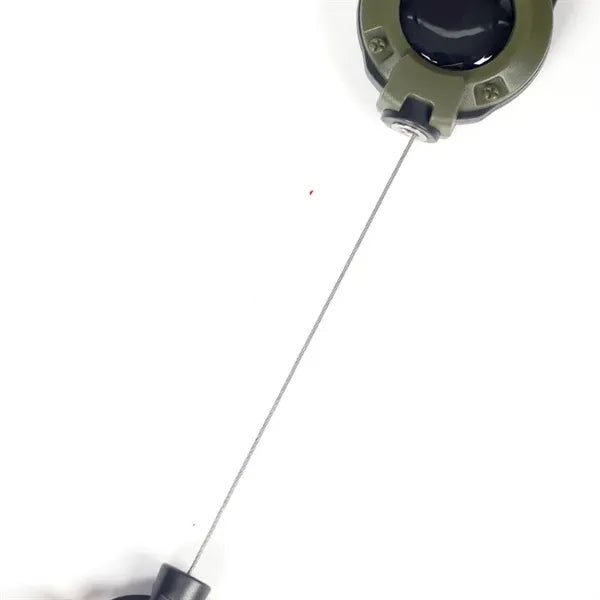 Tactical Retractable Keychain with Anti-Lost Wire Rope