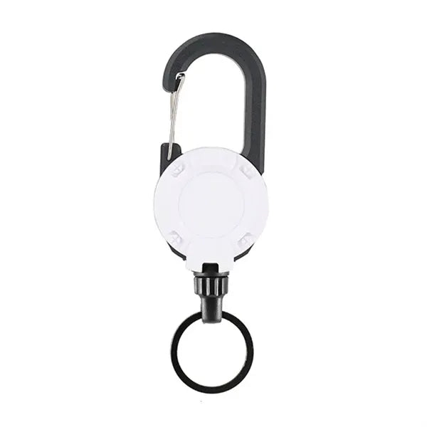 Tactical Retractable Keychain with Anti-Lost Wire Rope