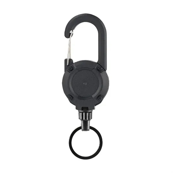 Tactical Retractable Keychain with Anti-Lost Wire Rope