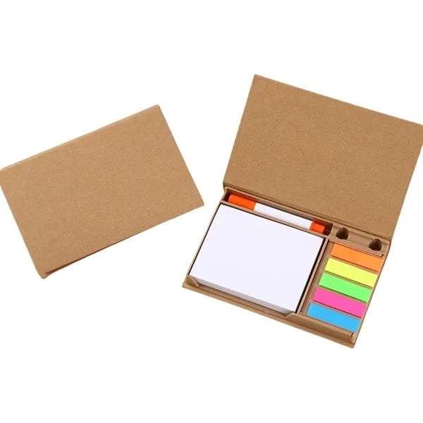 Sticky Notes Set with Pen