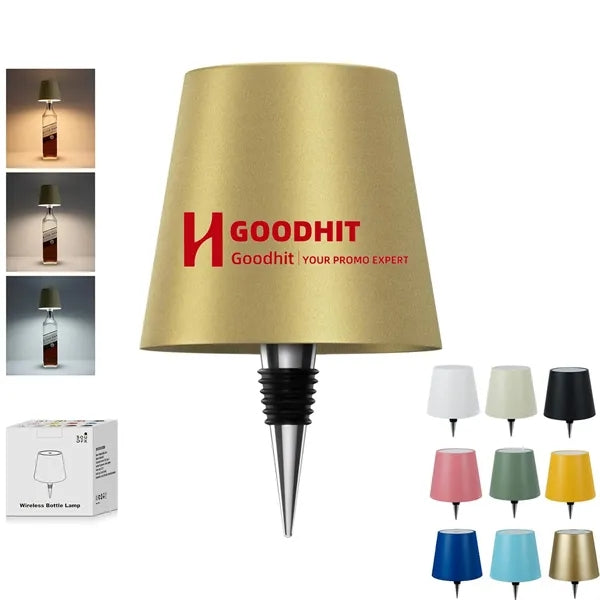 3 Color Rechargeable Wireless Bottle Lamp