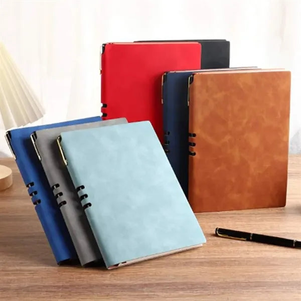 A5 PU Leather Notebook with Pen