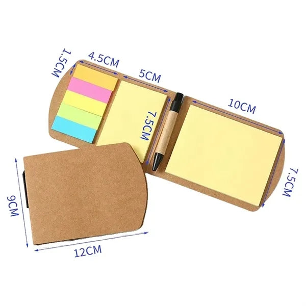 Sticky Memo Pad and Pen Set