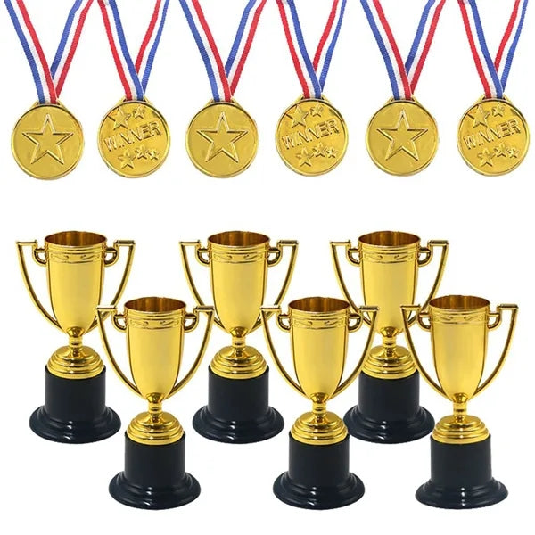Plastic Award Trophy Cup Set for Kids