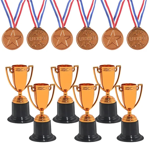 Plastic Award Trophy Cup Set for Kids