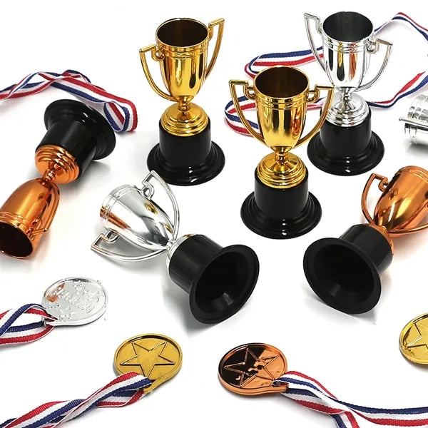 Plastic Award Trophy Cup Set for Kids