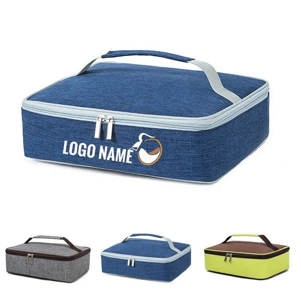 Insulated Lunch Cooler Bag with Handle Fits in Backpacks