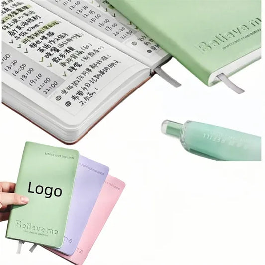 Compact Productivity Planner with Time Blocks