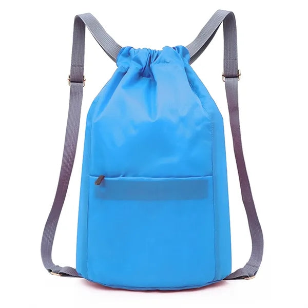 Drawstring Backpack Sports Bag Lightweight Waterproof