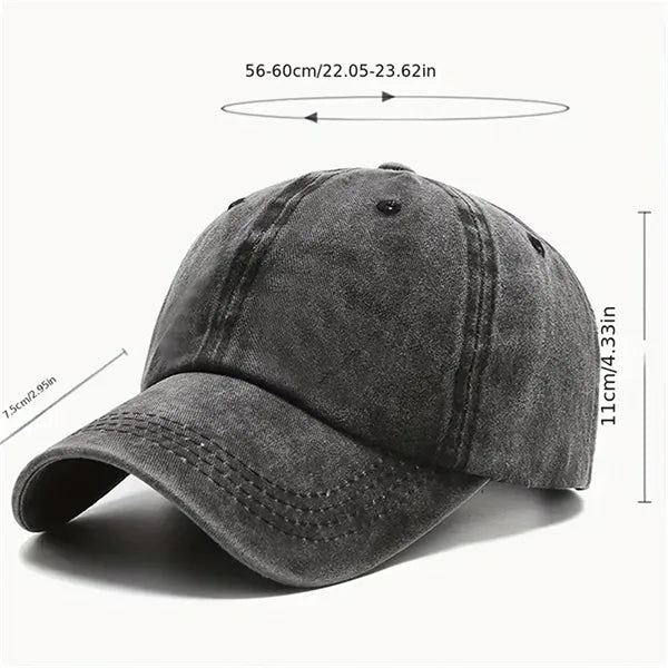 Soft Washed Vintage Adjustable Baseball Cap