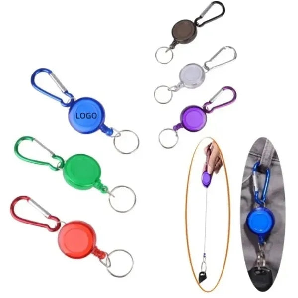 Multi-functional Roll Retractable Keychain