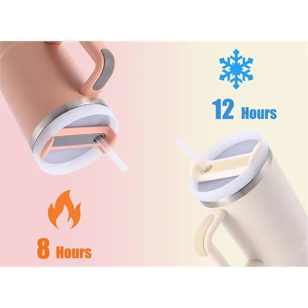 30 oz Cup Stainless Steel Water Bottle With Straw