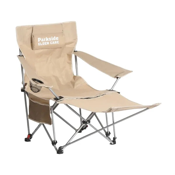 Portable Camping Folding Chair with Side Pockets