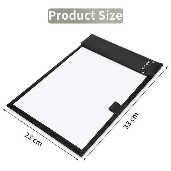 Leather A4 Letter Clipboards with Pen Holder