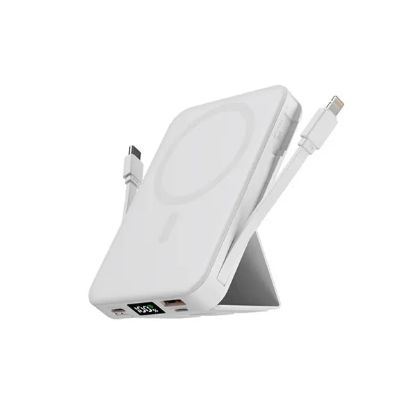 Magnetic Cable Attached Stand Power Bank