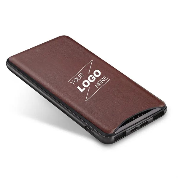 10000 mAh Outdoor Camping Leather Portable Power Supply