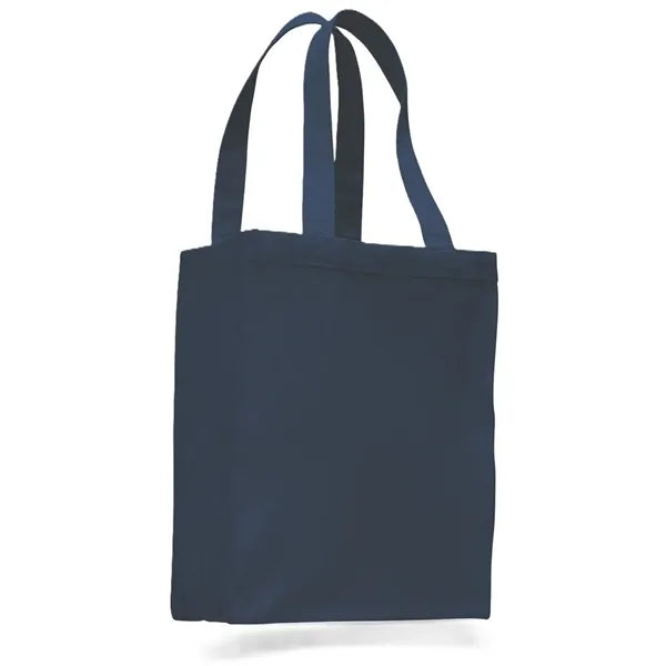 Large Canvas Shopping Tote w/5" Gusset