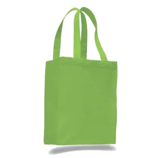 Large Canvas Shopping Tote w/5" Gusset