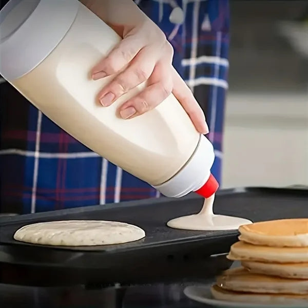 Batter mixing bottle