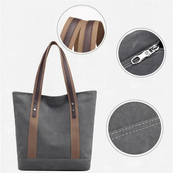 Women's Canvas Vintage Casual Tote Bag