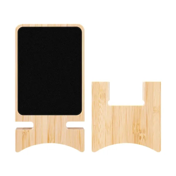 Full color Light-up Bamboo Wireless Charger Stand