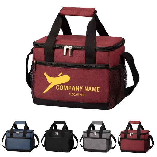 10-Can Foldable Leakproof Lunch Bag w/ PEVA Liner & Pockets