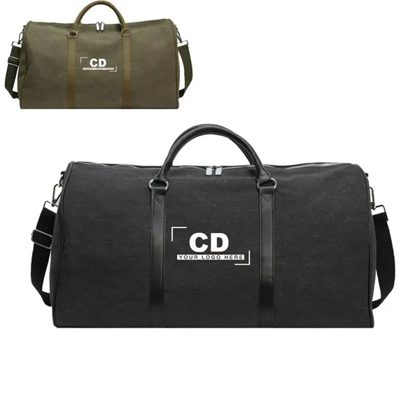 Large Capacity Vintage Canvas Travel Duffle Bag