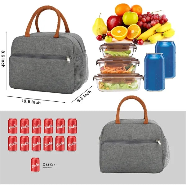 Portable 12 Can Cooler Lunch Bag
