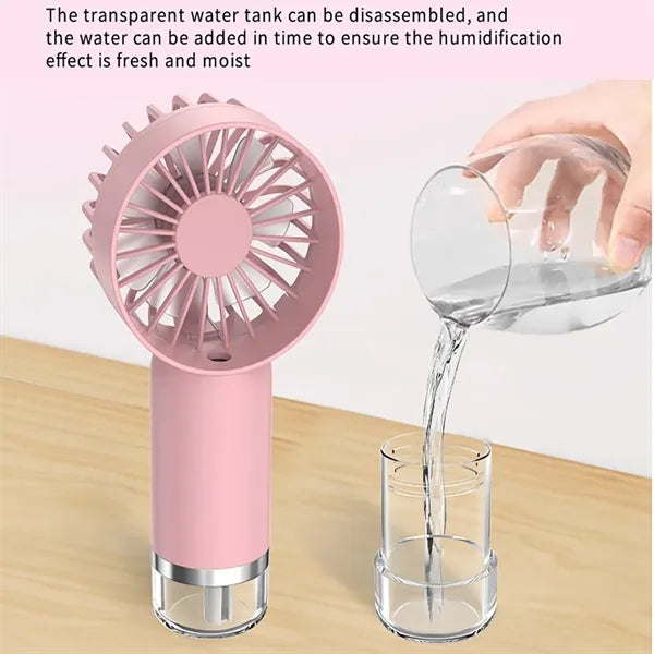 Portable Cooling Handheld Mist Fan