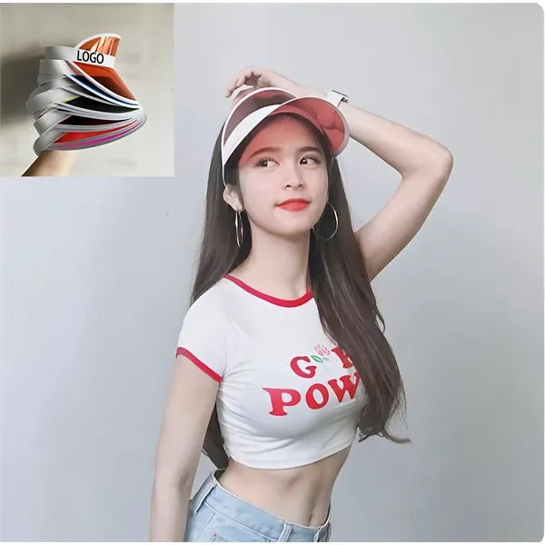 PVC Sun Visor Hats Bulk Promo Giveaways
