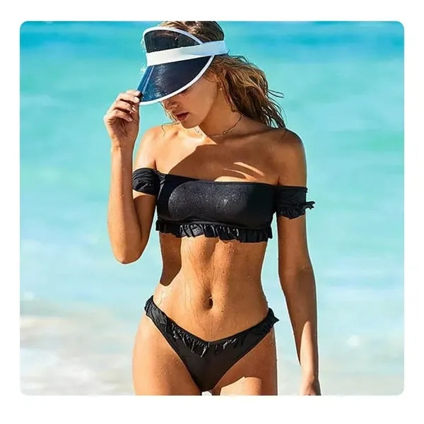 PVC Sun Visor Hats Bulk Promo Giveaways