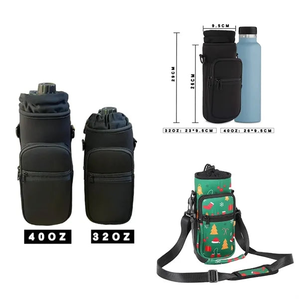 Neoprene Water Bottle Holder Bag For 40OZ